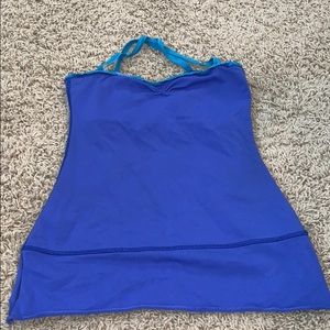 lulu lemon tank top blue